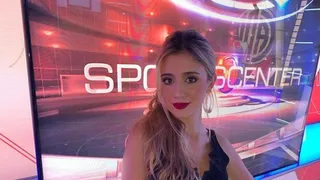 Morena Beltrán, la periodista que se luce con sus análisis futboleros en ESPN