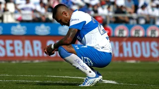 Juan Leiva debió salir reemplazado ante Ñublense por una lesión en el inicio del partido