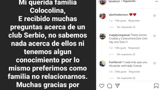 Hija de Mirko Jozic estalló contra club serbio que imitó insignia de Colo Colo: Paren de usar a nuestro club