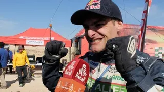 La premiación a Ignacio Casale como el flamante campeón del Dakar 2020