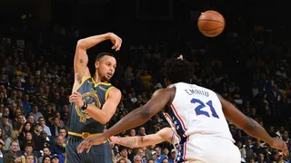 Joel Embiid comandó a un Philadelphia 76ers que cortó racha triunfal de Golden State Warriors