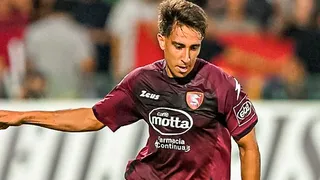 Diego Valencia jugó en caída de Salernitana contra AC Milan