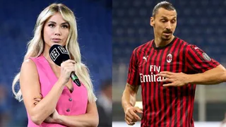 Zlatan Ibrahimovic sorprendió con registro junto a la presentadora italiana Diletta Leotta