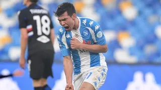 Hirving Lozano se lució con un gol y una asistencia en el triunfo de Napoli sobre Sampdoria