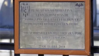 Huachipato conmemoró a los 16 hinchas de O’Higgins que fallecieron hace exactos seis años