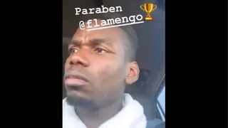Paul Pogba mandó una enérgica felicitación a Flamengo por la Copa Libertadores