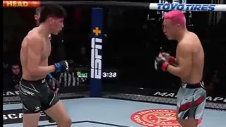 Ignacio Bahamondes sometió a rival chino y sumó un nuevo triunfo en la UFC