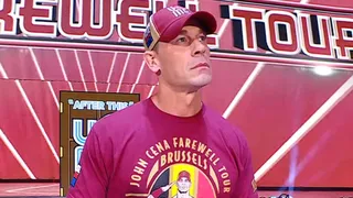 John Cena hizo su primera aparición desde su “turn heel” en el WWE RAW en Bruselas