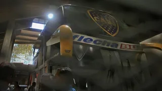La desopilante recreación del ataque al bus de Boca Juniors