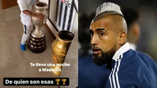 Arturo Vidal alardeó las dos Copas América tras la dura eliminación de Chile