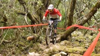 Gustavo Ortiz y José Tomás Noemí celebraron sus títulos de mountainbike nacional