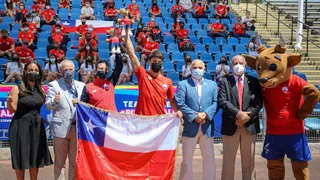 Ministra Pérez encabezó despedida de la delegación chilena para los Panamericanos Juveniles