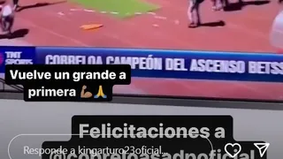 “Vuelve un grande a Primera”: Arturo Vidal destacó el título de Cobreloa en el Ascenso