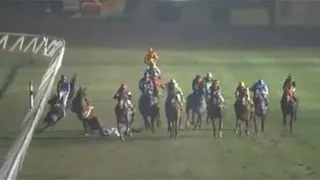 Accidente dejó dos jinetes heridos durante carrera en el Club Hípico