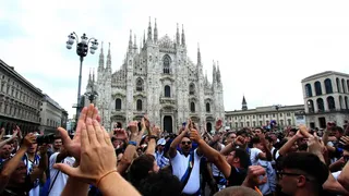 En Italia también se vive con todo la previa de la final de la Champions League