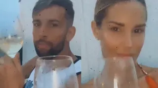 El animado festejo de Mauricio Isla y Gala Caldirola para esperar el 2021