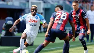 Bologna de Gary Medel le robó un empate a Napoli, que tuvo a un inspirado Osimhen
