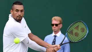 Nick Kyrgios se relajó en un pub la noche antes su duelo en Wimbledon con Rafael Nadal