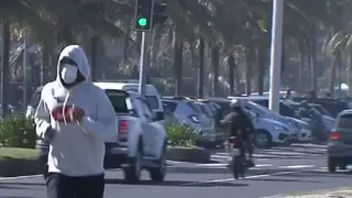 Vidal salió a trotar por las calles de Río de Janeiro a la espera de su fichaje en Flamengo