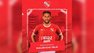 Independiente de Avellaneda oficializó el fichaje de Mauricio Isla