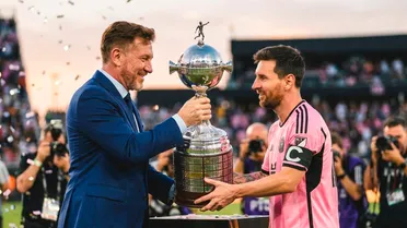 Presidente de Conmebol le abrió la puerta a Messi para jugar la Copa Libertadores