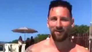 El bonito gesto de Lionel Messi durante sus vacaciones