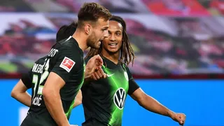 Marin Prongacic anotó el primero de Wolfsburgo ante Leverkusen en el final del primer tiempo