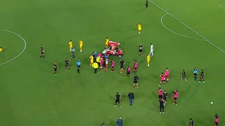 ¡Terrible! Javier Altamirano se desplomó con convulsiones en duelo de Estudiantes y Boca