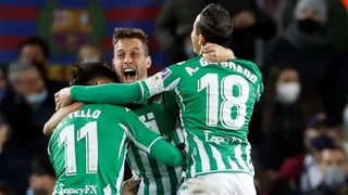 Betis de Manuel Pellegrini dio un golpe con un triunfazo sobre FC Barcelona en el Camp Nou