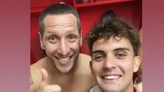 Los íntimos festejos del plantel de Universidad Católica tras ganar la Supercopa a Colo Colo