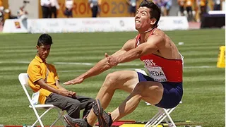Daniel Pineda obtuvo medalla de plata en salto largo del Iberoamericano de Atletismo