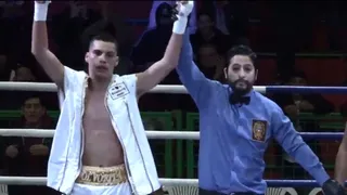 Javier “Polvorita” Labra debutó profesionalmente con triunfo por KO técnico