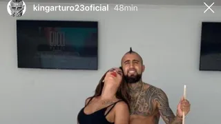 Puro amor: El mensaje de Arturo Vidal para su novia Sonia Isaza