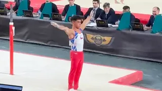 ¡Histórico! Joaquín Álvarez registró una maniobra inédita en el Mundial de Gimnasia