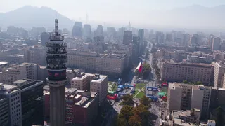 Las sorprendentes imágenes del Entel Maratón de Santiago captadas en drone