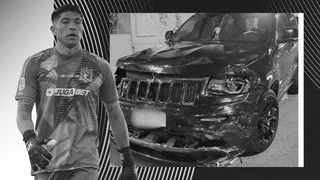 El nuevo lío de Brayan Cortés: aparece su auto chocado tras cena con Colo Colo