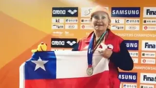 Eliana Busch logró su cuarta medalla y nuevo récord sudamericano en el Mundial Máster