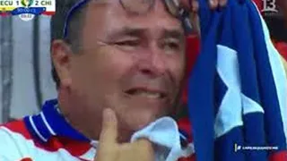 Hincha que se hizo famoso por llorar en el triunfo de la Roja ante Ecuador contó su emotiva historia