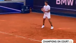 ¡Qué lujo! Cristian Garin entrenó con Alexander Zverev como preparación para el ATP de Munich
