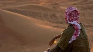 Juan Martín Lucero visitó el desierto de Dubai en medio de sus vacaciones