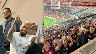 Arturo Vidal acaparó todas las miradas en Maracaná en duelo de Flamengo en la Libertadores