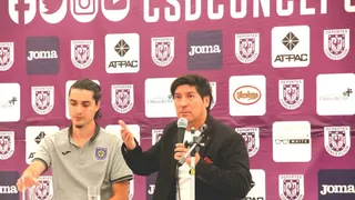 Iván Zamorano compartió con el plantel de Deportes Concepción