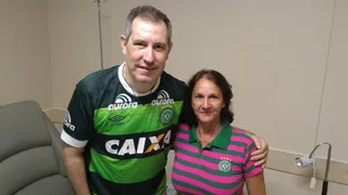 Rafael Henzel fue visitado por la madre de Danilo, arquero fallecido de Chapecoense