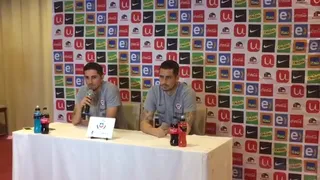 Diego Valdés y Gabriel Arias anticiparon el duelo con Serbia en conferencia de prensa