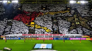 Alemanes le recordaron a Argentina el gol de Gotze en Brasil 2014 con espectacular mosaico