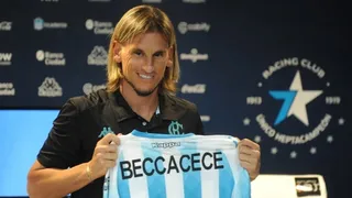 Beccacece fue presentado en Racing: Vengo a dejar el alma