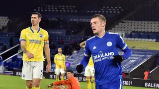 Jamie Vardy guió con gol y dos asistencias el triunfo de Leicester sobre Brighton