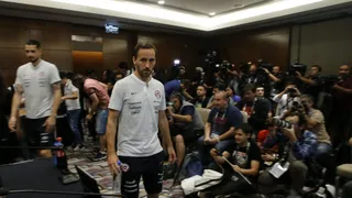 José Pedro Fuenzalida y Gabriel Arias conversaron con los medios en Sao Paulo