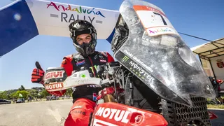 Pablo Quintanilla ganó la quinta etapa y finalizó tercero en el Rally de Andalucía
