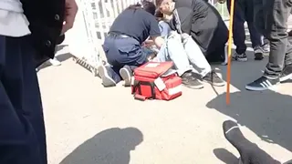 ¡Dramático! La atención a hinchas heridos tras la caída del techo de tribuna del Monumental